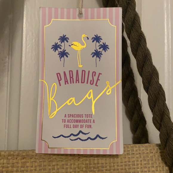 NWT Paradise Bags - Tan/Neutral Starfish Shoulder Tote Bag - Beach/Vacation Bag - Picture 7 of 9